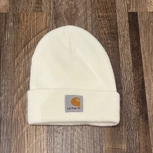 Carhartt Cream Knit Beanie - baby